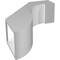 Ekena Millwork 5-in. W x 14-in. D x 18-in. H Del Monte Architectural Grade PVC Knee Brace BRCP05X14X18DEL - alternate 2